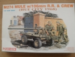Thumbnail DRAGON 3315 M274 MULE w/106mm RR   CREW HUE 1968